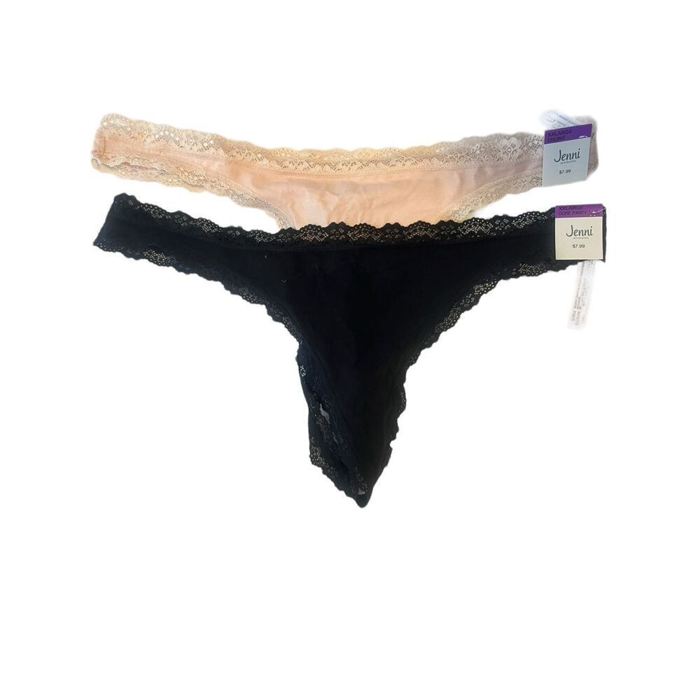 Jenni Thongs 2 Pieces Sz XXL- A